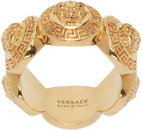 medusa tribute ring versace